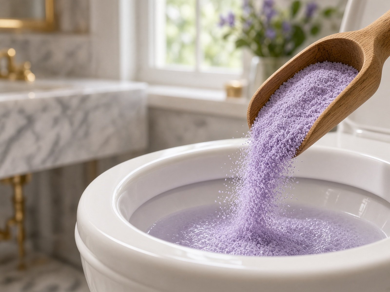 Pouring powder